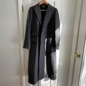 DKNY wool trench coat